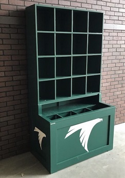dugout storage rack, king of the dugout